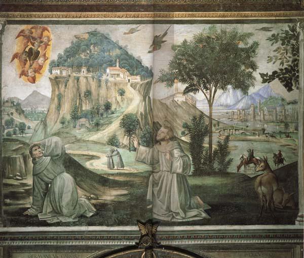 Domenicho Ghirlandaio Stigmatisation des Hl.Franziskus oil painting image
